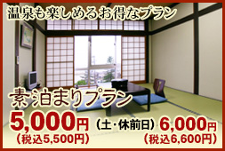 温泉付客室ご利用プラン